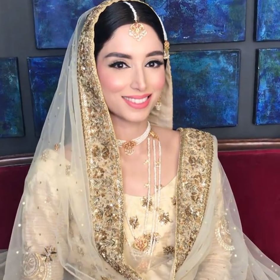 Sports Presenter Zainab Abbas and Hamza’s Nikkah Beautiful Pictures