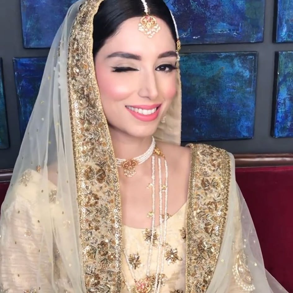 Sports Presenter Zainab Abbas and Hamza’s Nikkah Beautiful Pictures