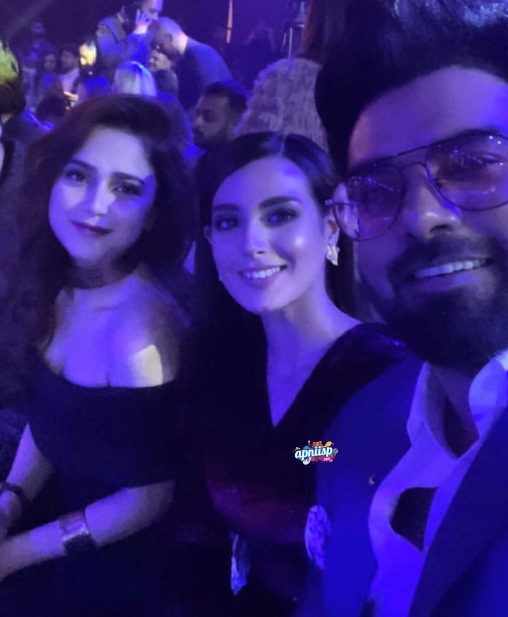 Beautiful Singer Aima Baig with her Friend Shahbaz Shigri at an Event