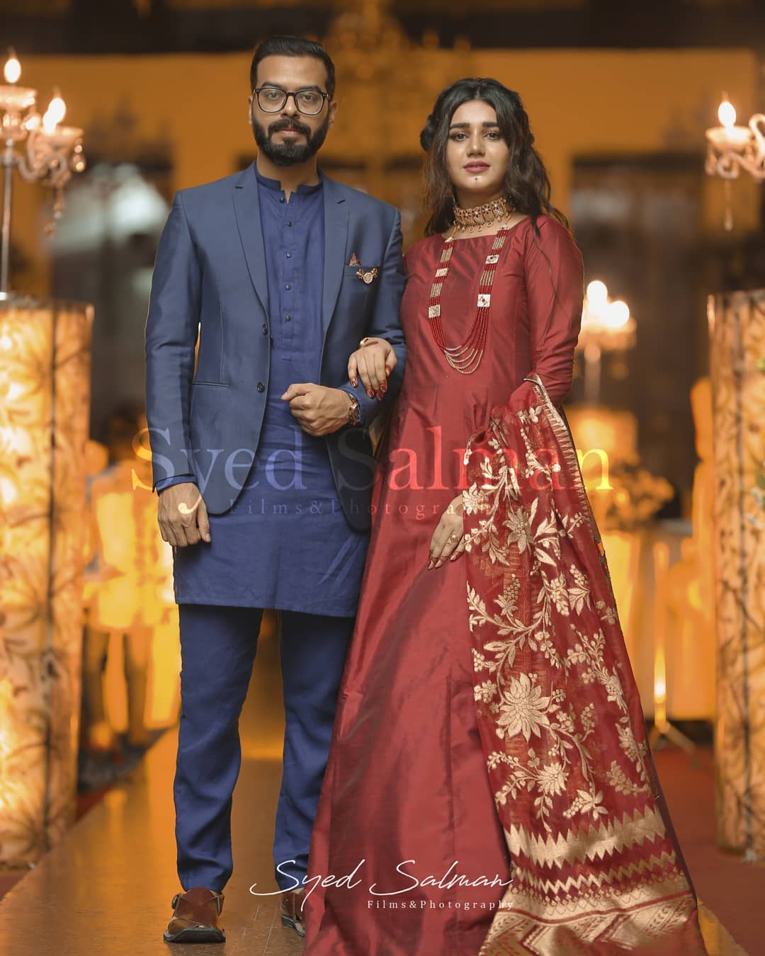 Drama Actress Anum Fayaz with her Husband Recent Family Wedding