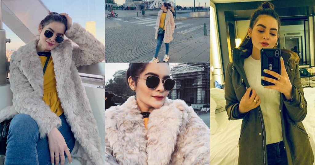 Latest Beautiful Clicks of Minal Khan from Brussels Germany