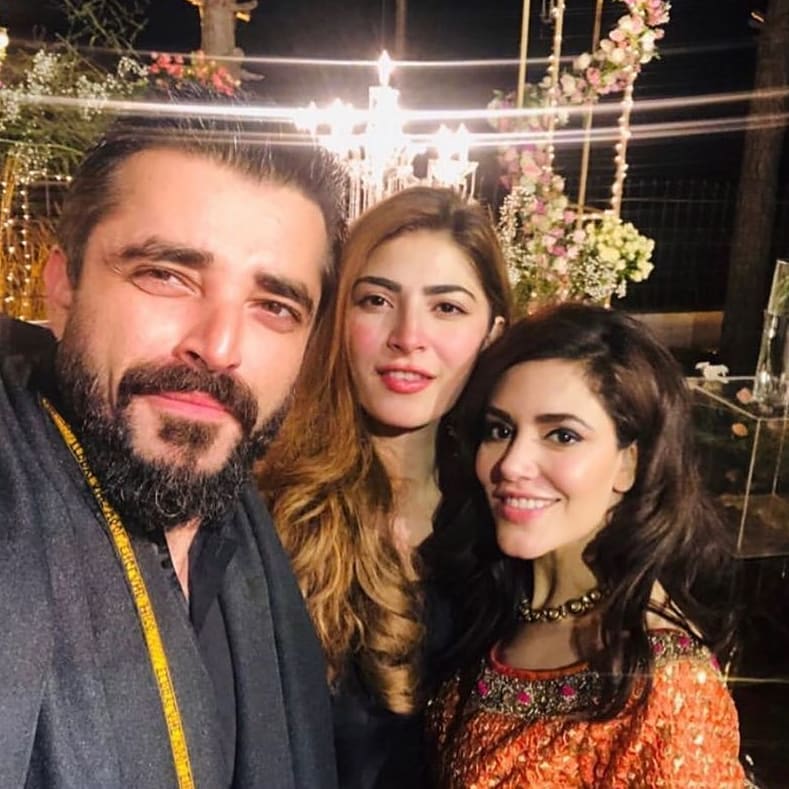 Latest Clicks of Hamza Ali Abbasi with his Wife Naimal Khawar