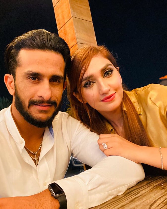 Cricketer Hassan Ali Latest Clicks With Wife Samiya in Dubai