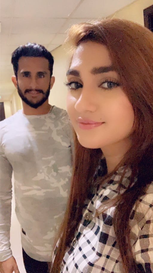 Cricketer Hassan Ali Latest Clicks With Wife Samiya in Dubai