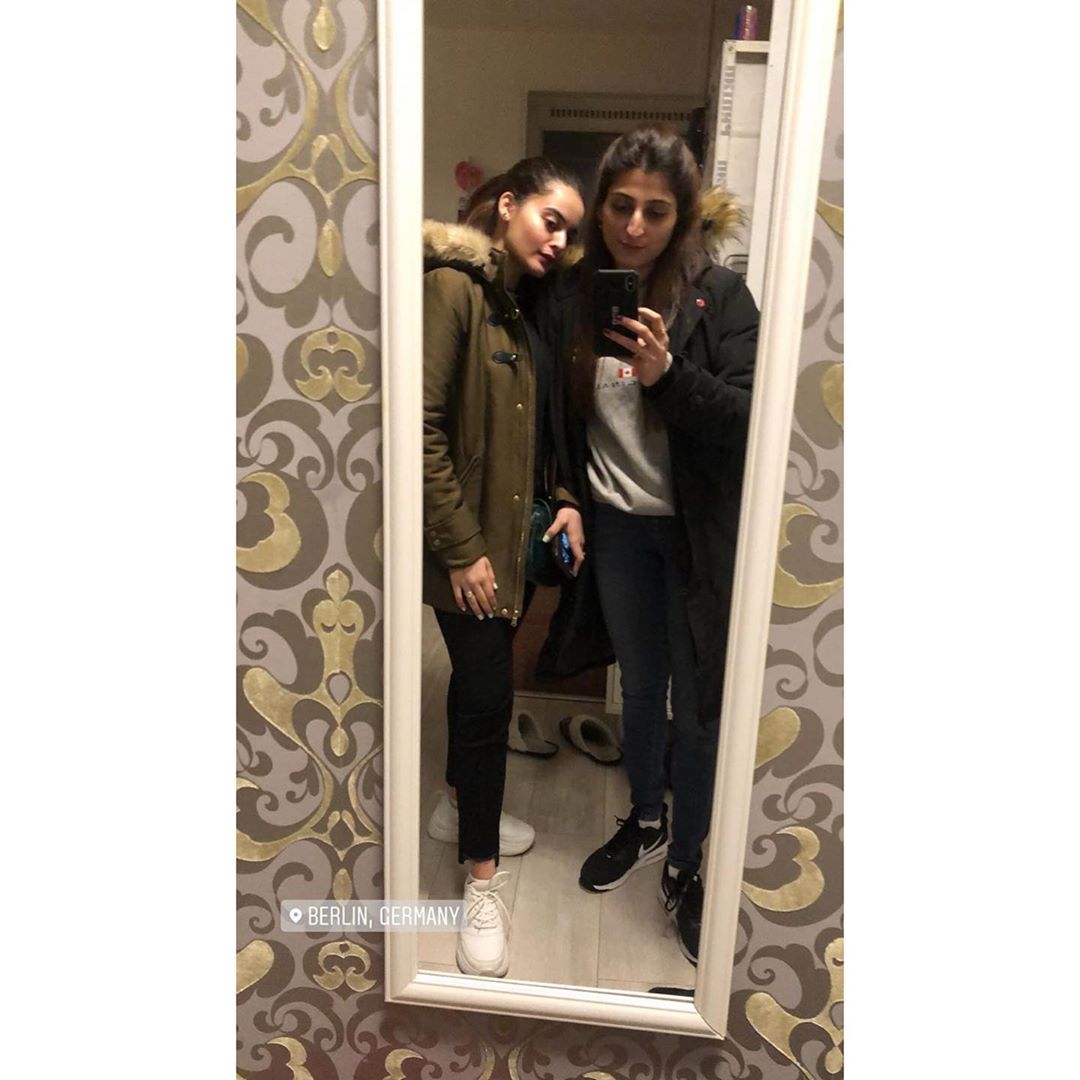 Actress Minal Khan on Vacations with her Friend in Germany