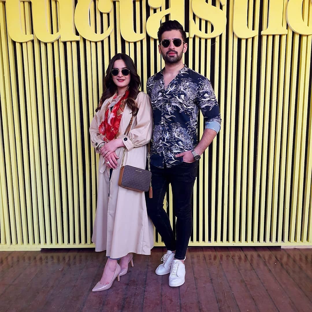 Aiman Khan, Muneeb Butt and Minal Khan Spotted at Tuctastic Event