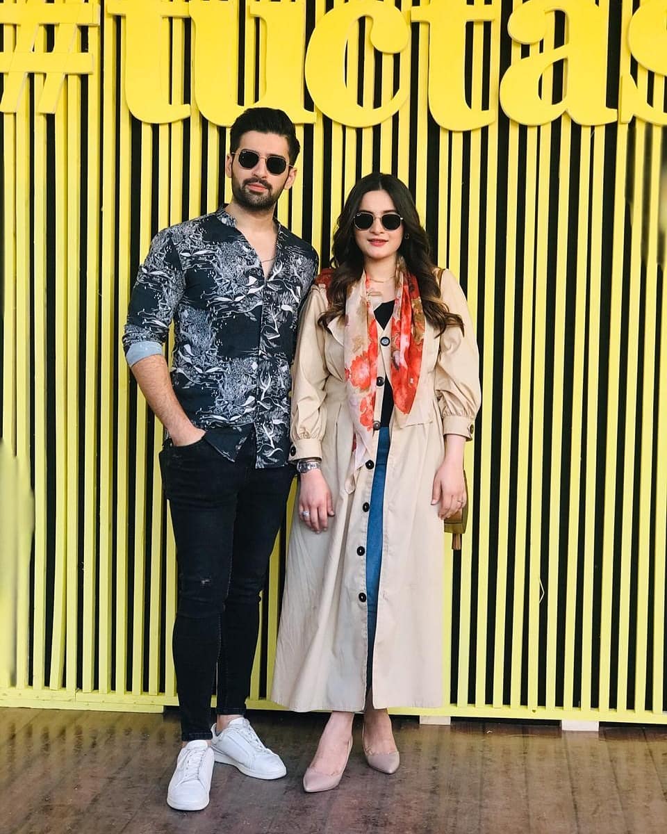 Aiman Khan, Muneeb Butt and Minal Khan Spotted at Tuctastic Event