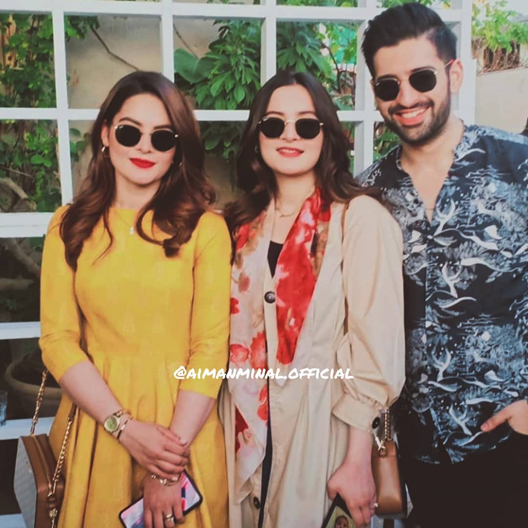 Aiman Khan, Muneeb Butt and Minal Khan Spotted at Tuctastic Event