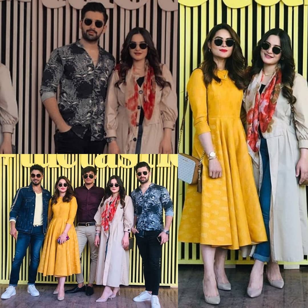 Aiman Khan, Muneeb Butt and Minal Khan Spotted at Tuctastic Event