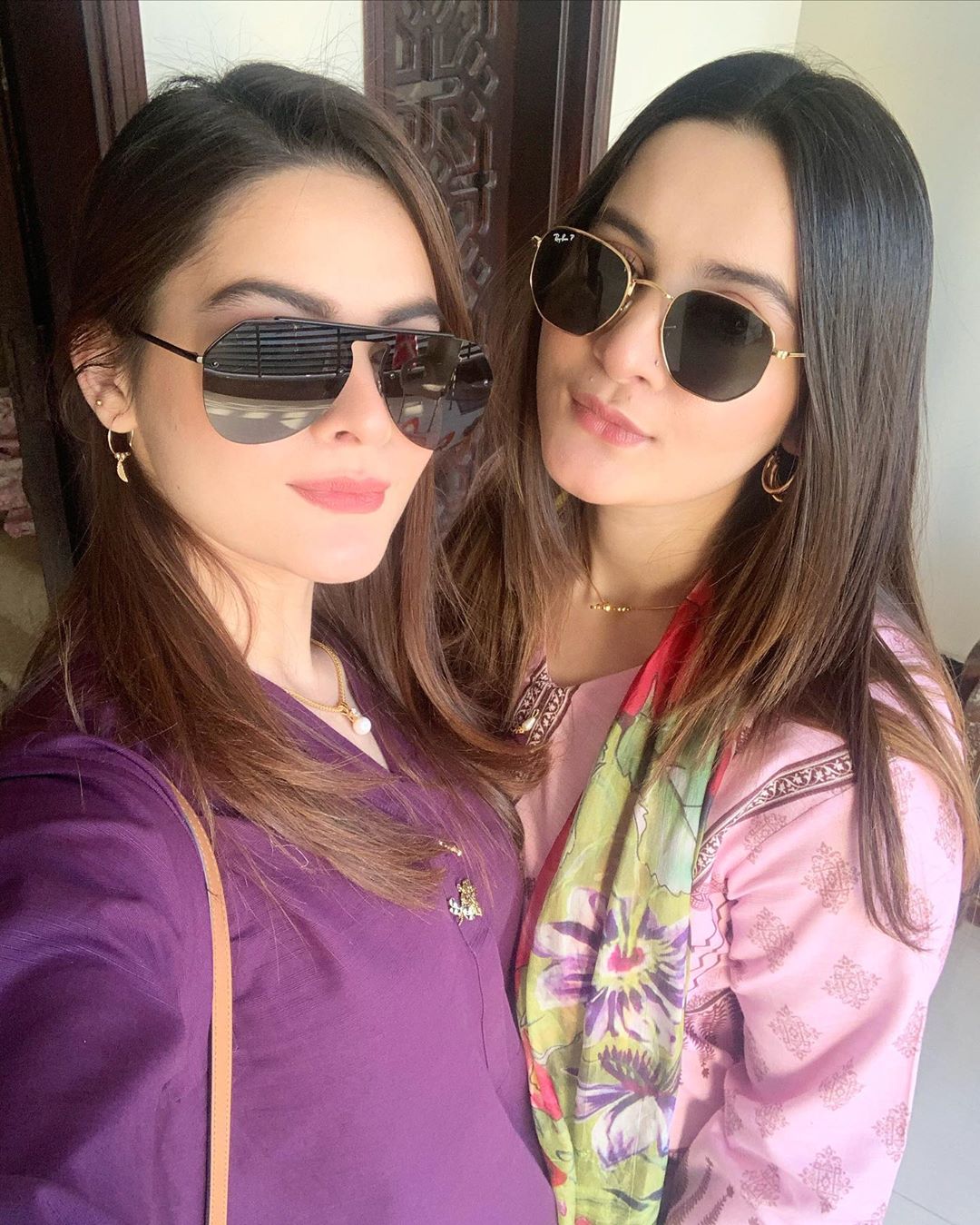 Aiman Khan and Minal Khan Beautiful Clicks with Amal Muneeb