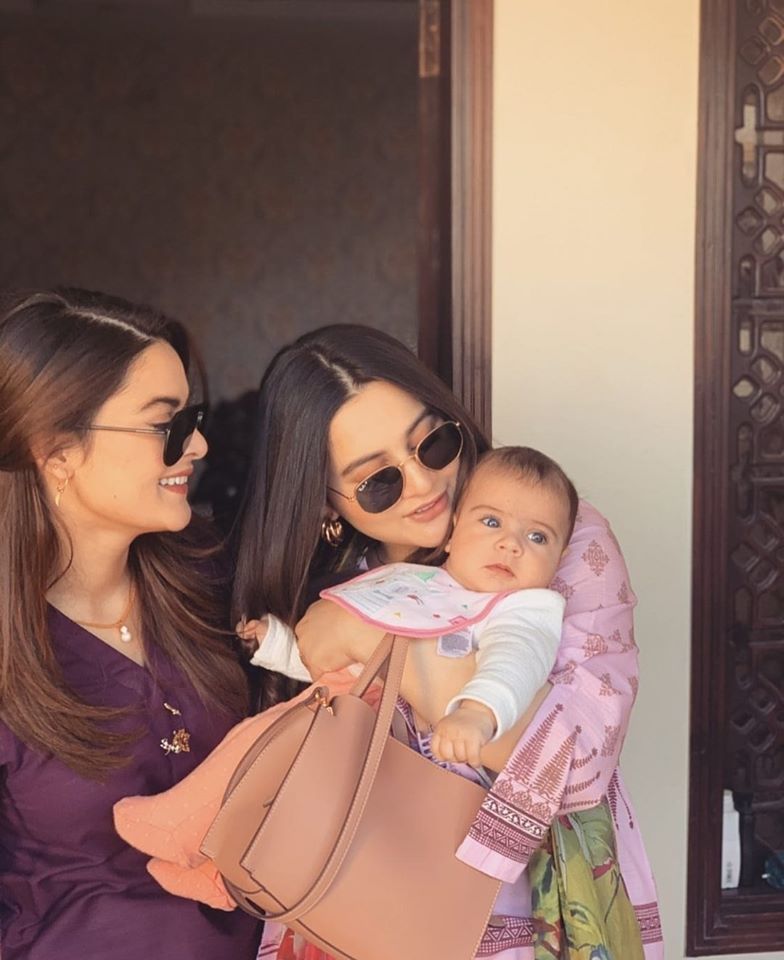 Aiman Khan and Minal Khan Beautiful Clicks with Amal Muneeb