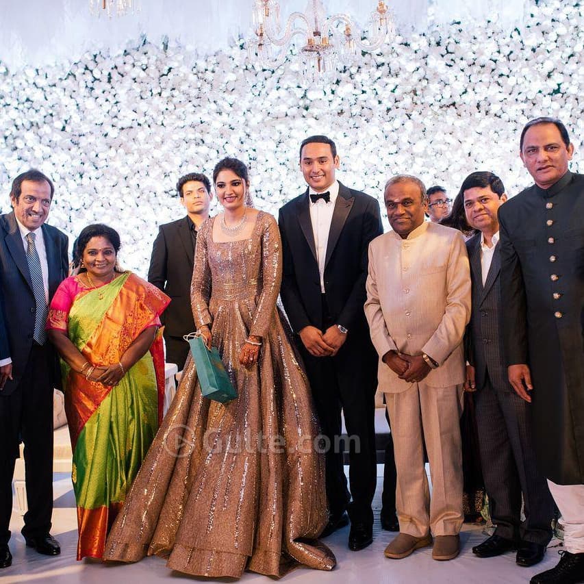 Sania Mirza Sister Anam Mirza Wedding Reception Pictures