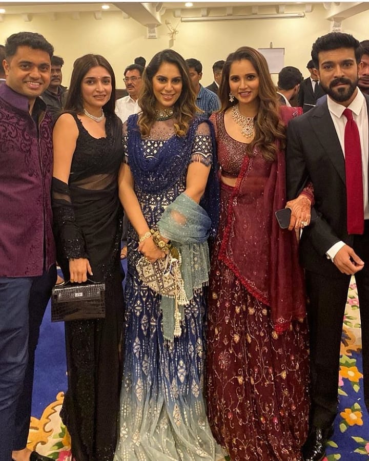 Sania Mirza Sister Anam Mirza Wedding Reception Pictures