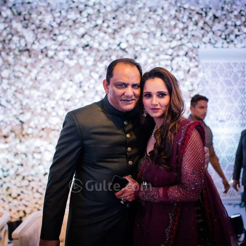 Sania Mirza Sister Anam Mirza Wedding Reception Pictures