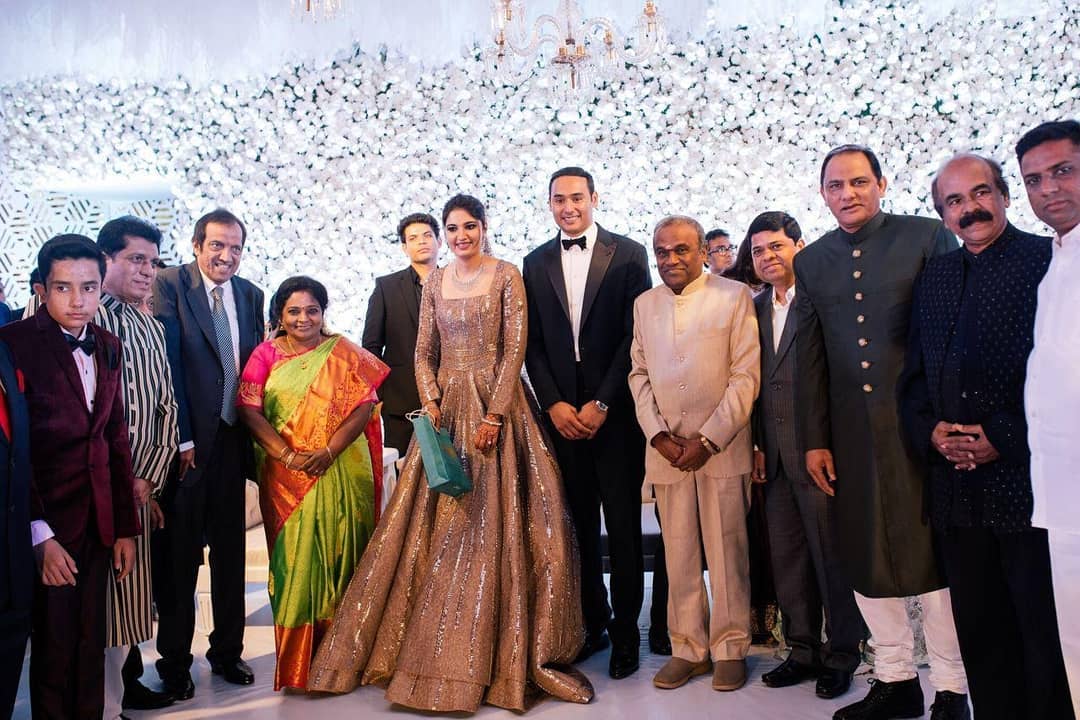 Sania Mirza Sister Anam Mirza Wedding Reception Pictures