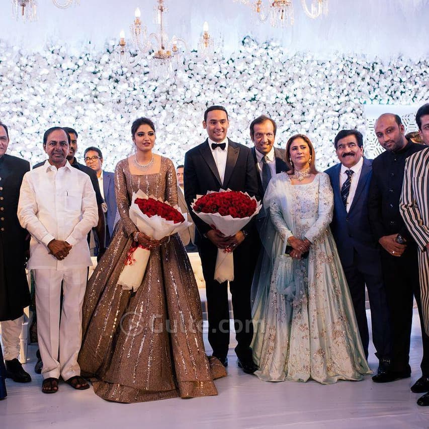 Sania Mirza Sister Anam Mirza Wedding Reception Pictures