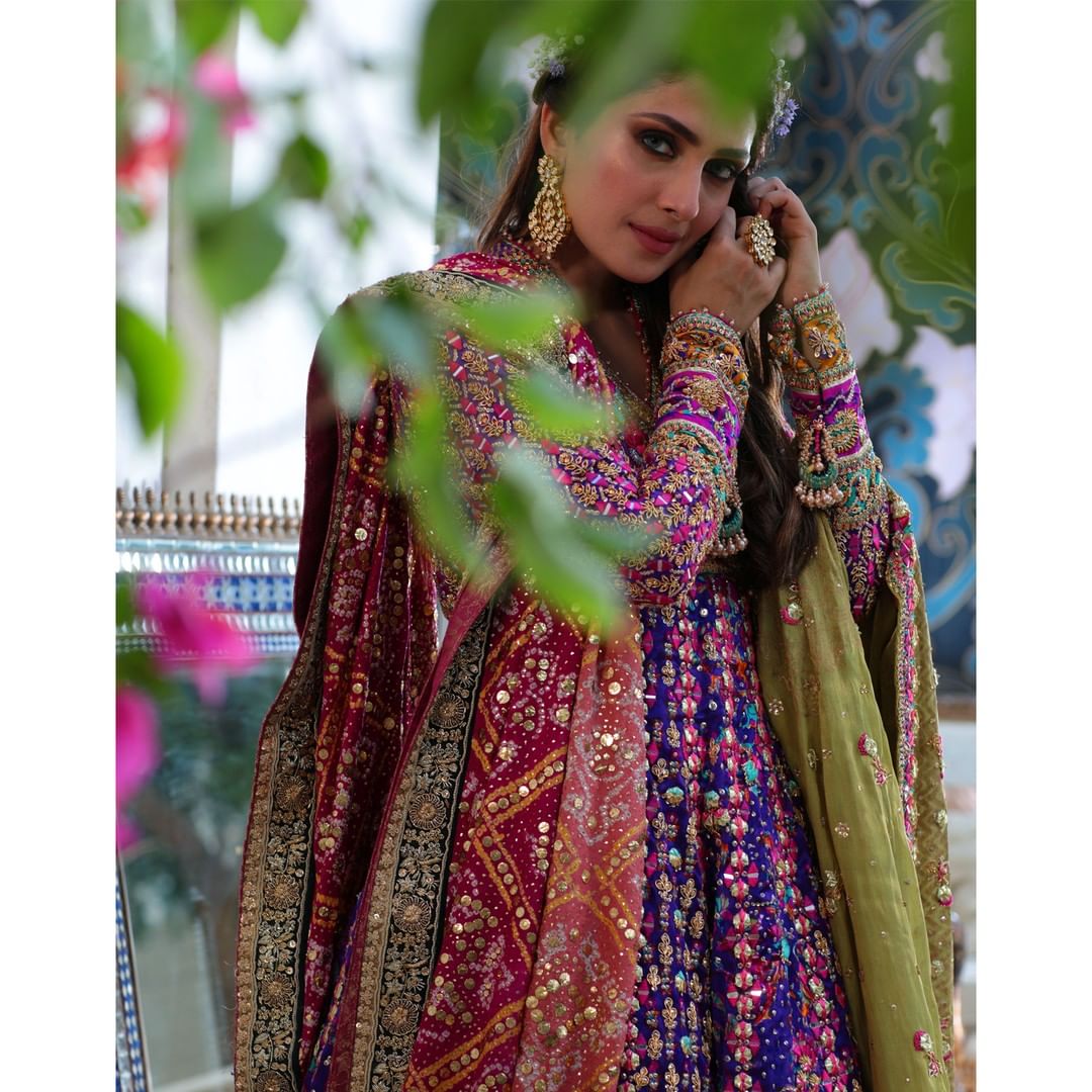 Latest Bridal Photo Shoot of Ayeza Khan for Farah Talib Aziz
