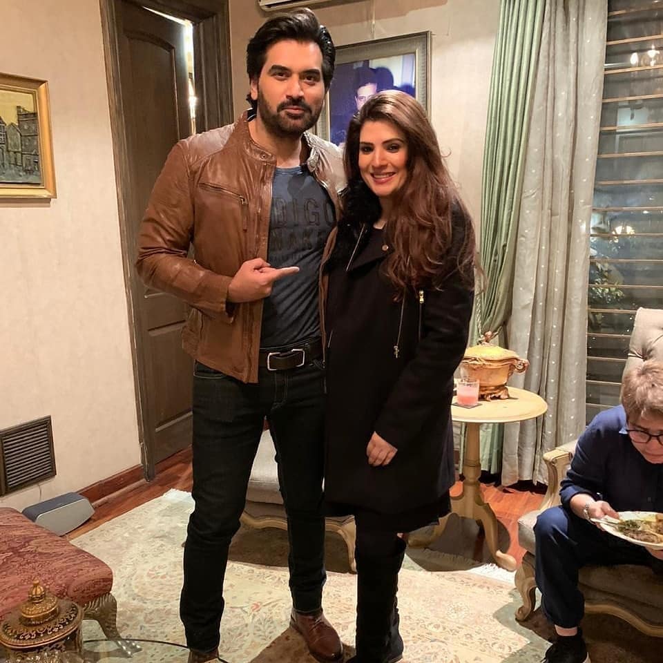 Adnan Siddiqui, Resham, Humayun Saeed and Others at a Dinner party in Lahore