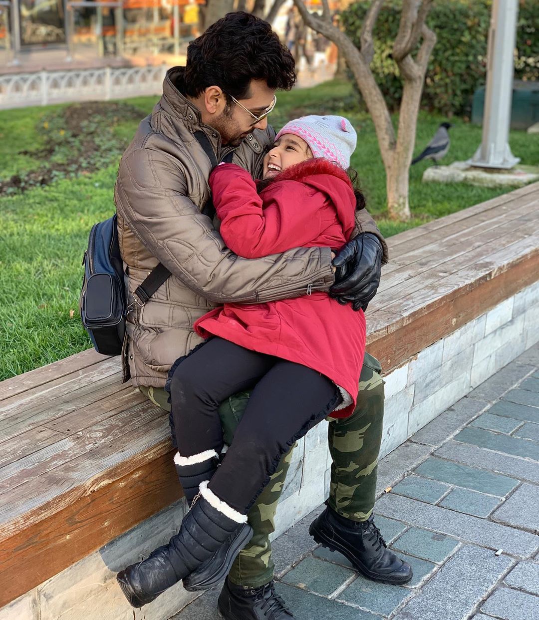 Beautiful Clicks of Faisal Qureshi with his Wife and Daughter Ayat from Turkey