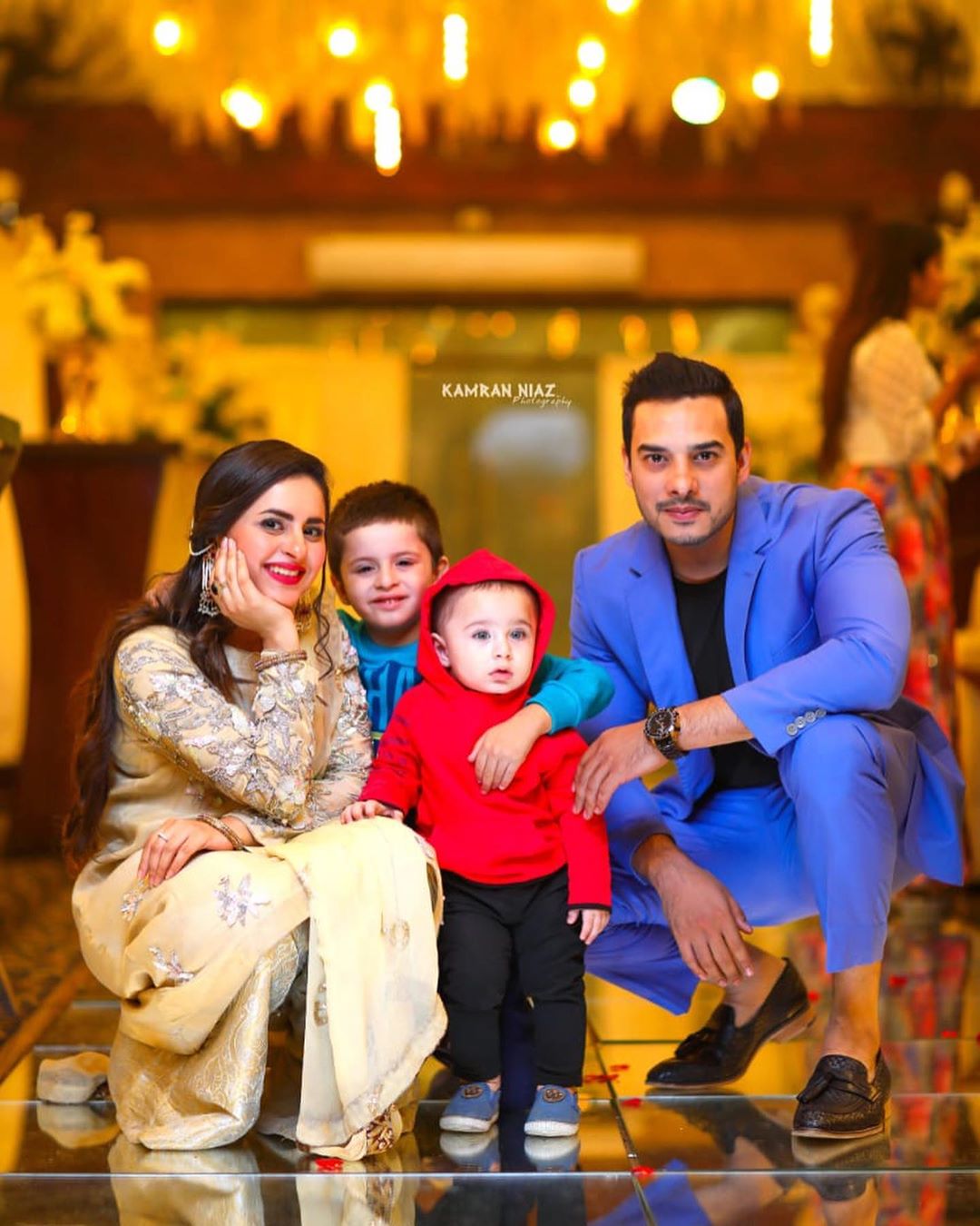 Fatima Effendi and Kanwar Arslan Beautiful Clicks with Kids at a Recent Wedding