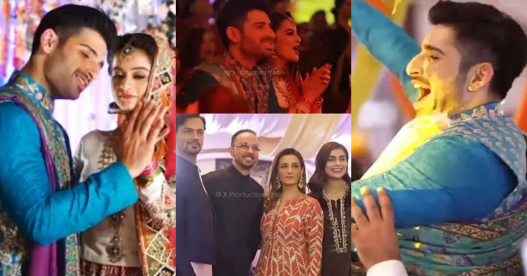 Aiman Khan’s and Muneeb Butt Beautiful Video from their Mehndi Function