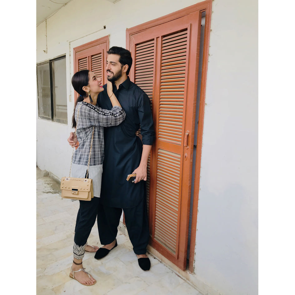 Actor Furqan Qureshi Latest Clicks With His Wife Model Sabrina Naqvi