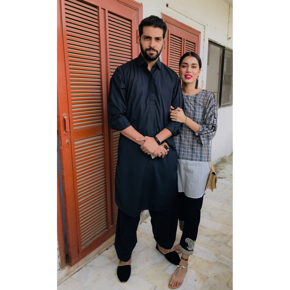 Actor Furqan Qureshi Latest Clicks With His Wife Model Sabrina Naqvi