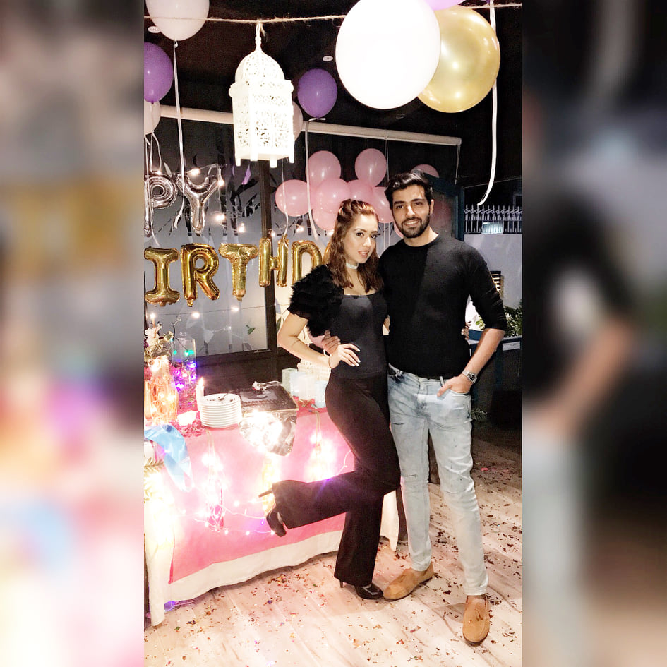 Actor Furqan Qureshi Latest Clicks With His Wife Model Sabrina Naqvi