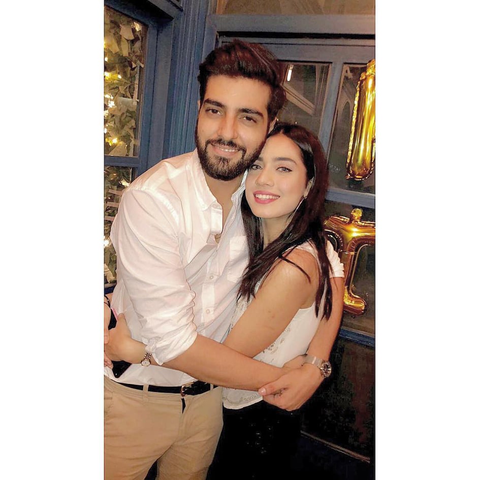 Actor Furqan Qureshi Latest Clicks With His Wife Model Sabrina Naqvi