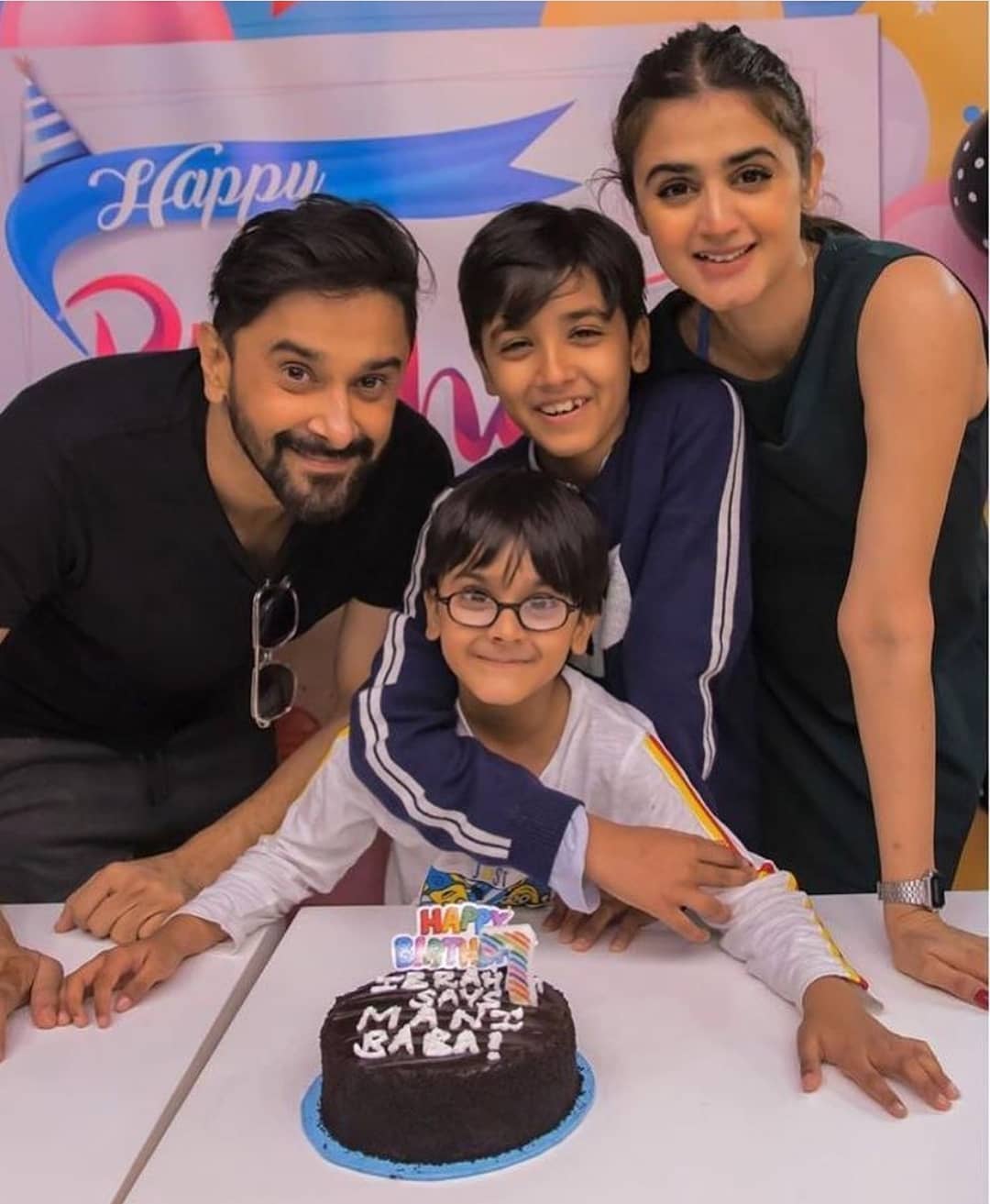 Hira and Mani Celebrated Birthday of Their Son Ibrahim