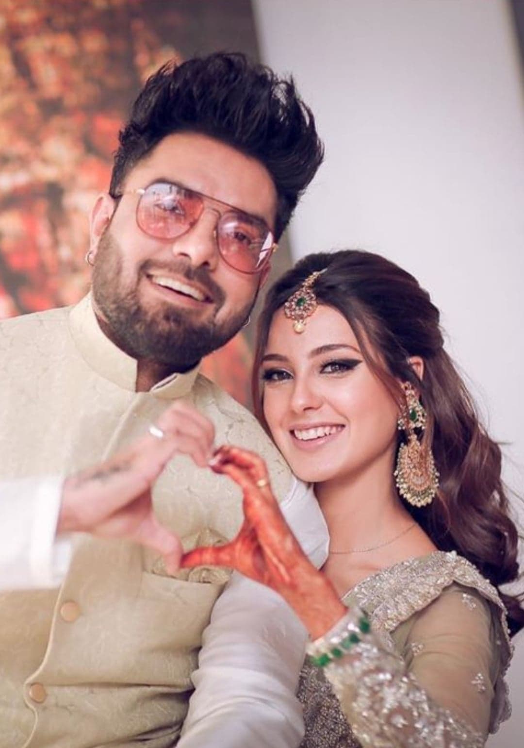 Beautiful HD Pictures of Iqra Aziz and Yasir Hussain Walima