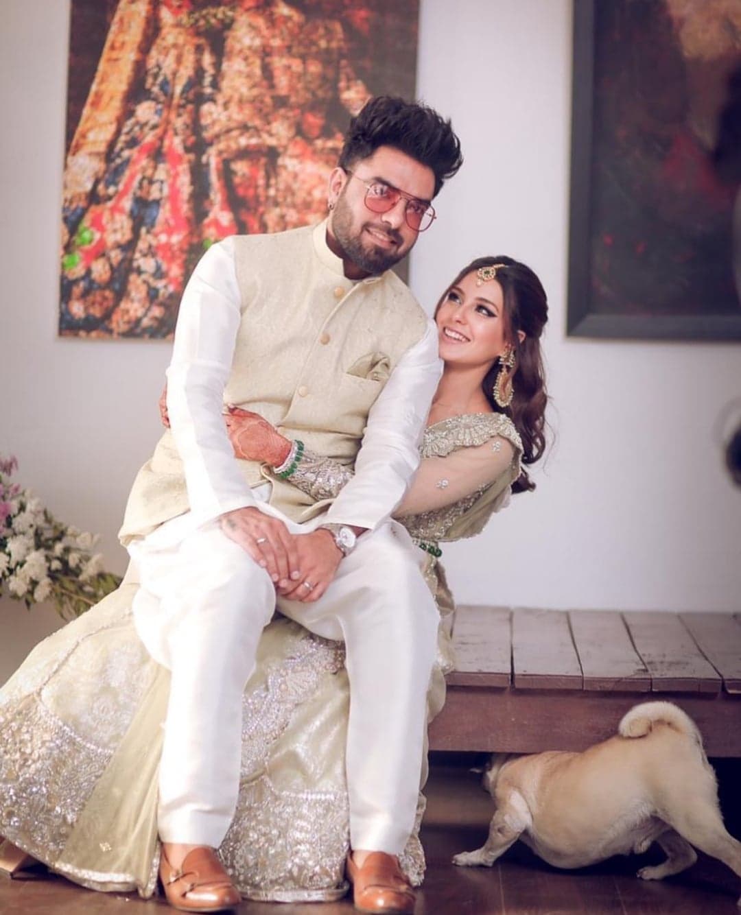 Beautiful HD Pictures of Iqra Aziz and Yasir Hussain Walima