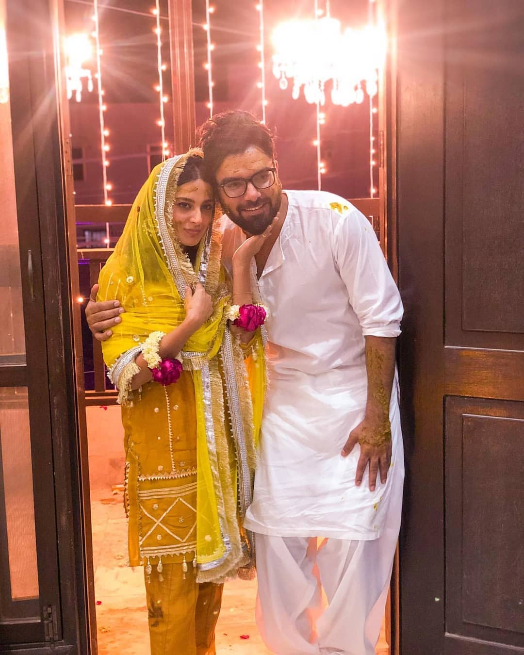 Beautiful pictures from Iqra Aziz and Yasir Hussain's Mayun