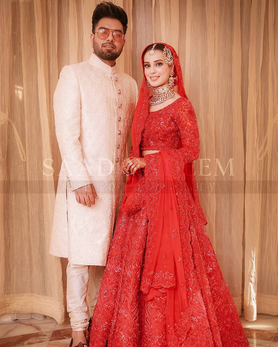 Beautiful HD Pictures of Iqra Aziz and Yasir Hussain Wedding