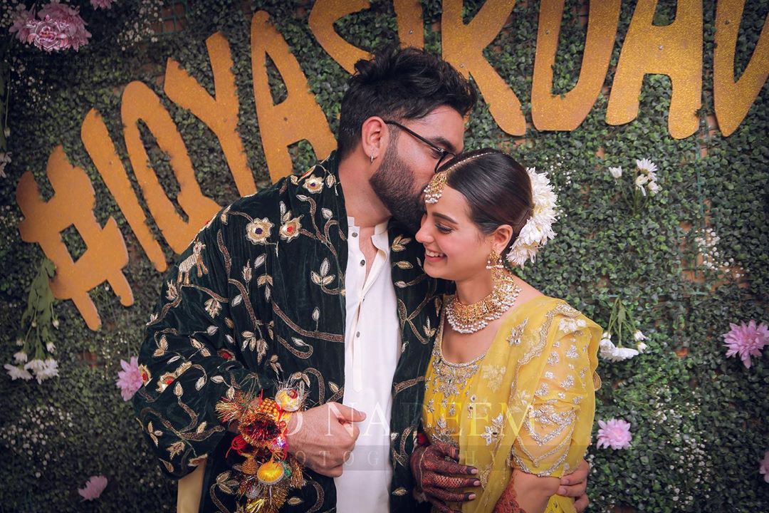 Beautiful HD Pictures of Iqra Aziz and Yasir Hussain Mehndi