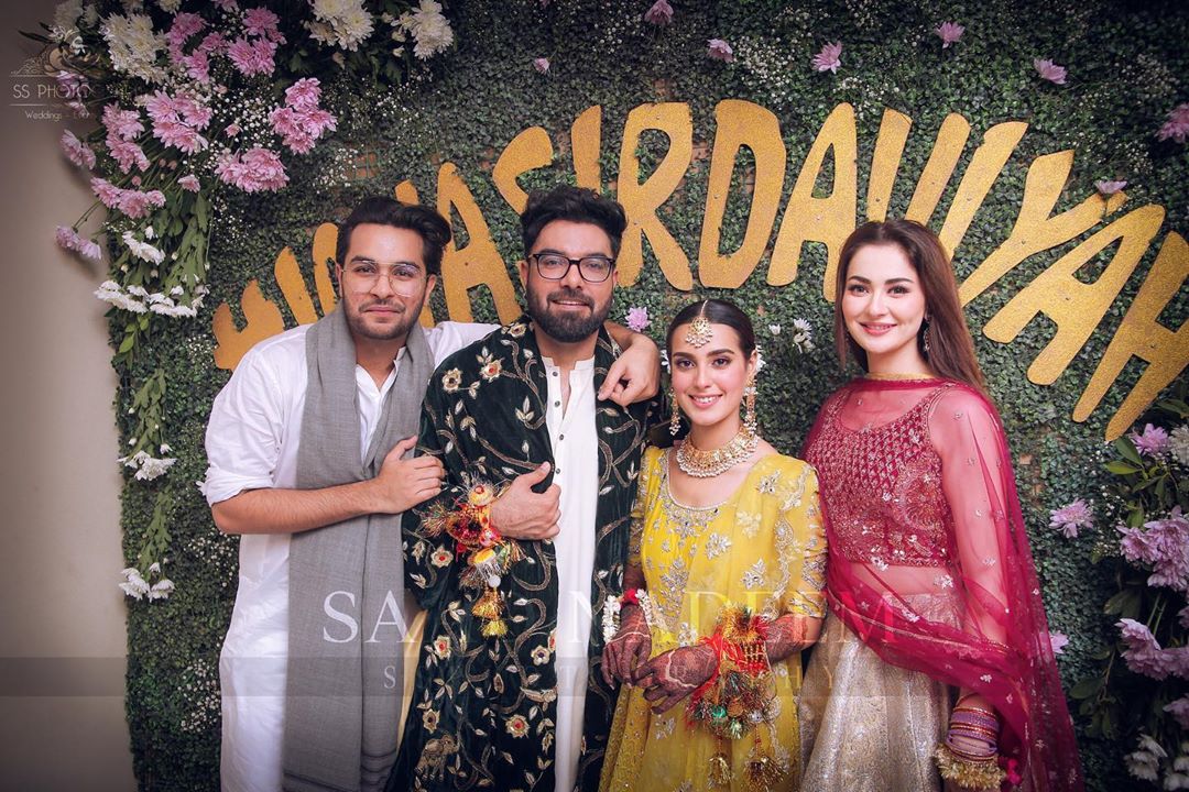 Celebrities Spotted at the Mehndi Event of Iqra Aziz and Yasir Hussain