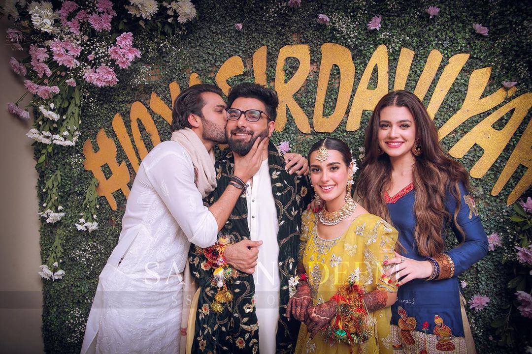 Celebrities Spotted at the Mehndi Event of Iqra Aziz and Yasir Hussain