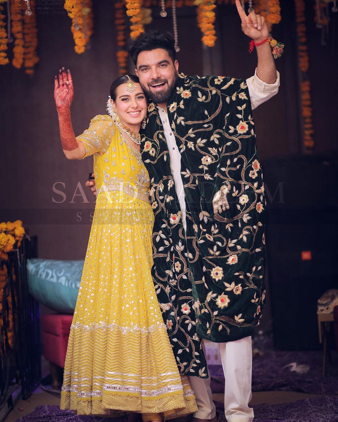 Beautiful HD Pictures of Iqra Aziz and Yasir Hussain Mehndi