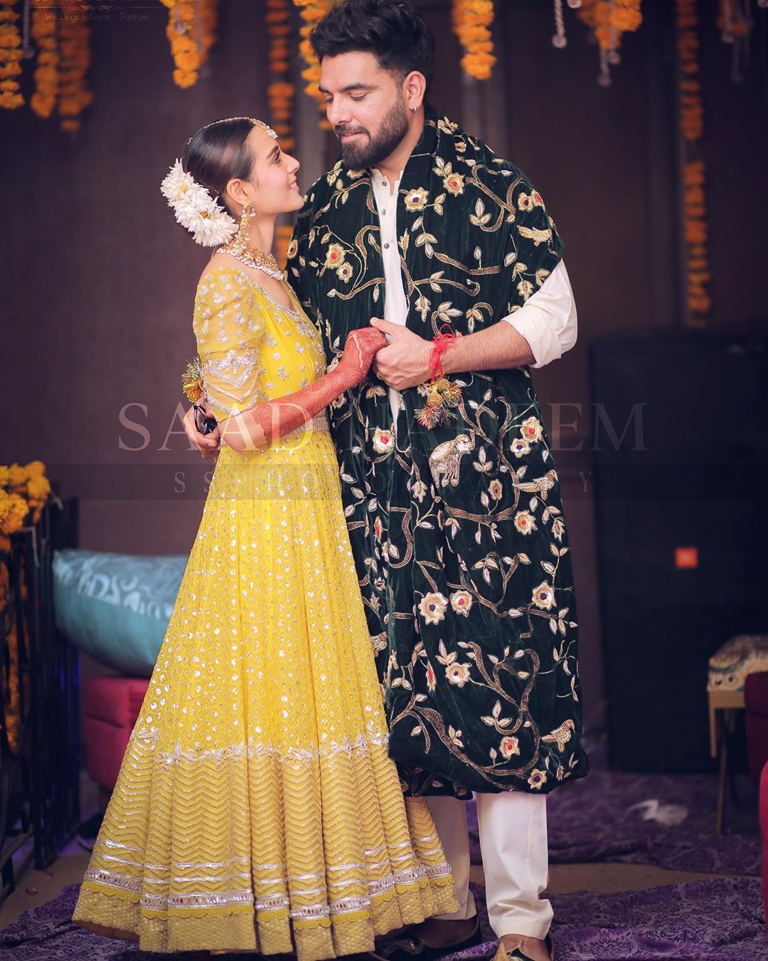 Beautiful HD Pictures of Iqra Aziz and Yasir Hussain Mehndi