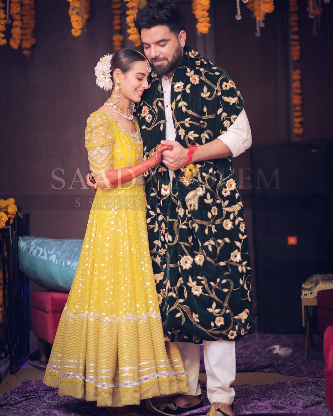 Beautiful HD Pictures of Iqra Aziz and Yasir Hussain Mehndi