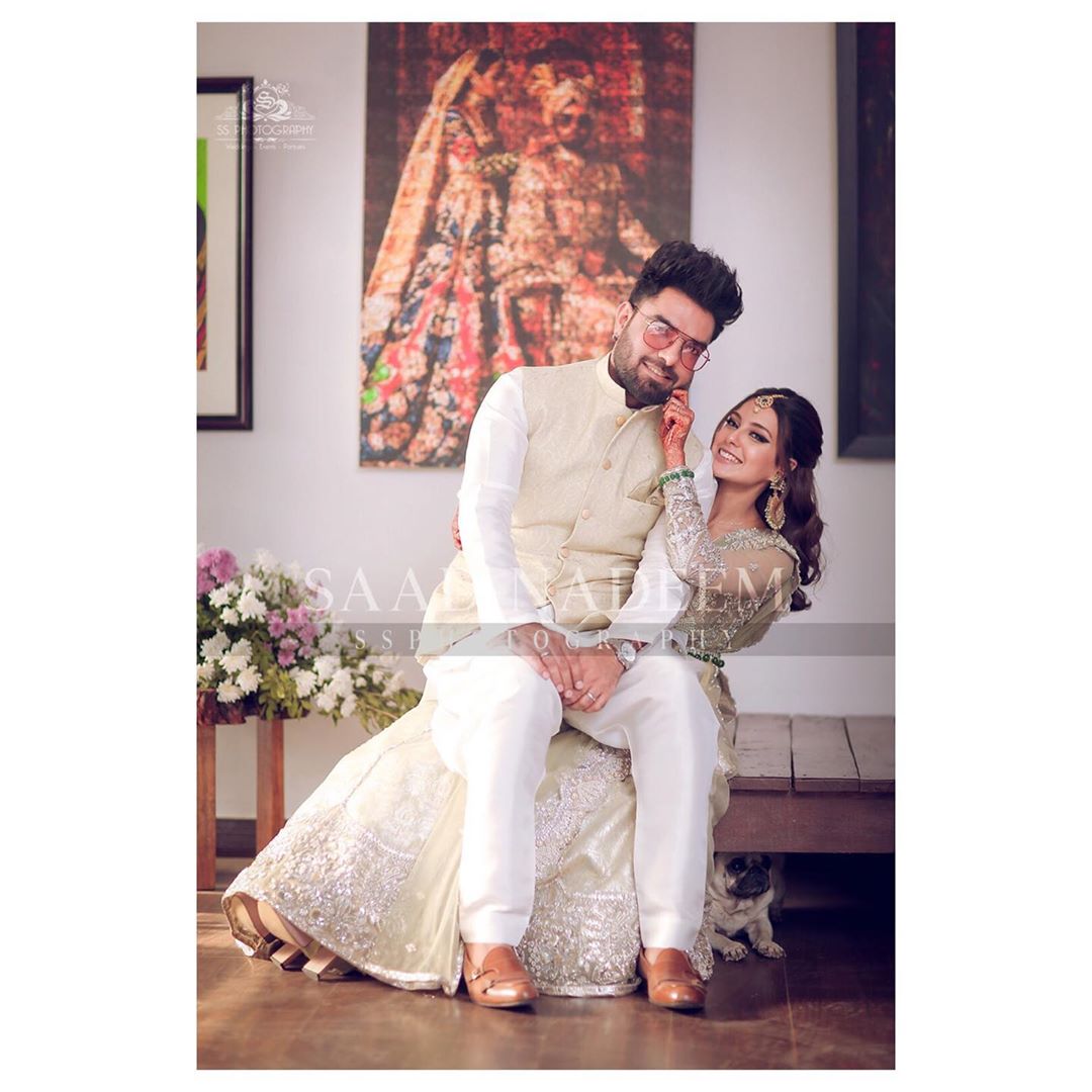 Beautiful HD Pictures of Iqra Aziz and Yasir Hussain Walima