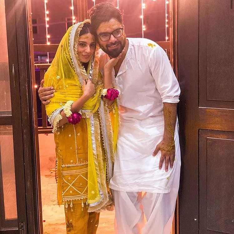 Beautiful pictures from Iqra Aziz and Yasir Hussain's Mayun