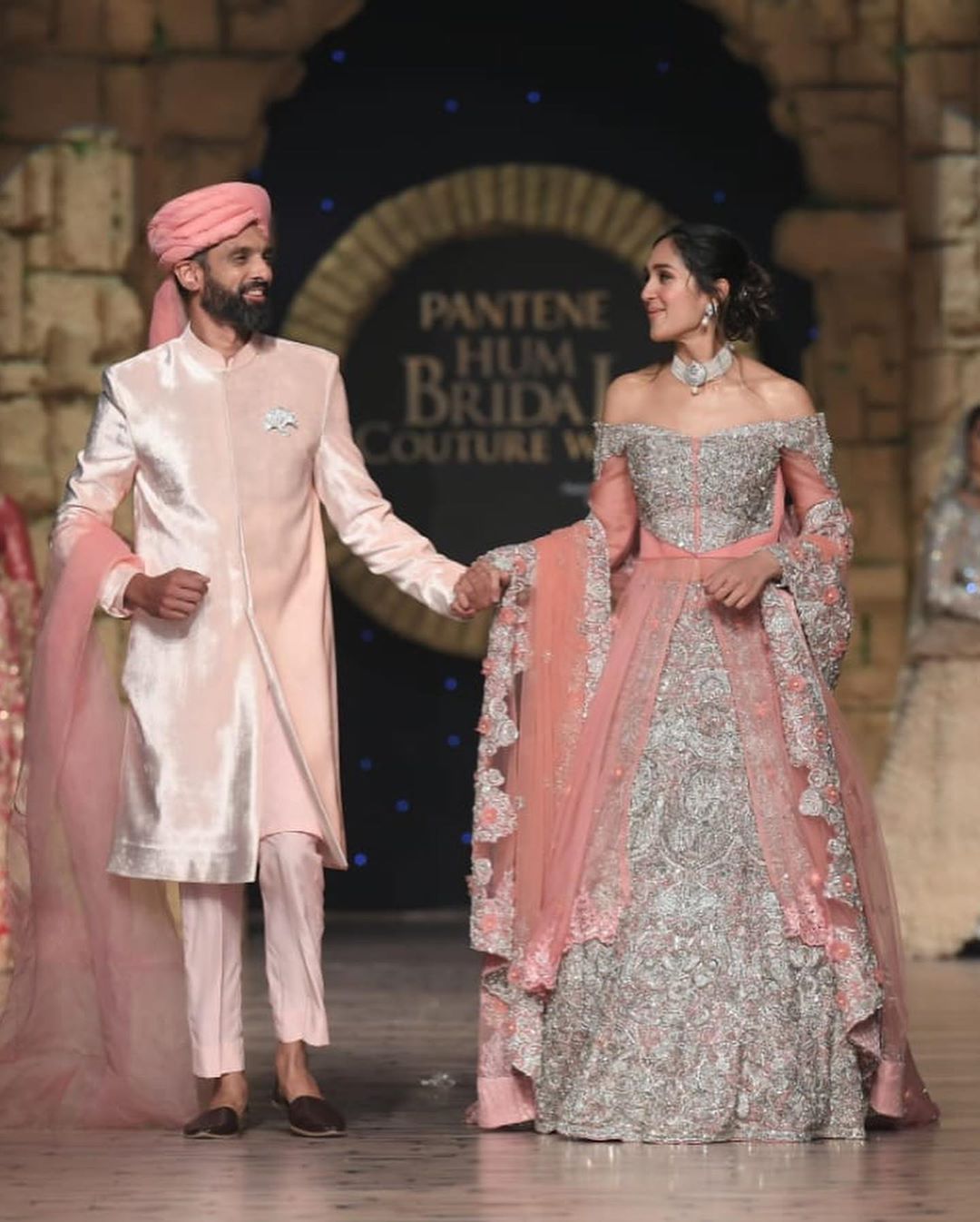 Newly Married Couple Mira Sethi and Bilal Siddiqui On Ramp at HBCW19