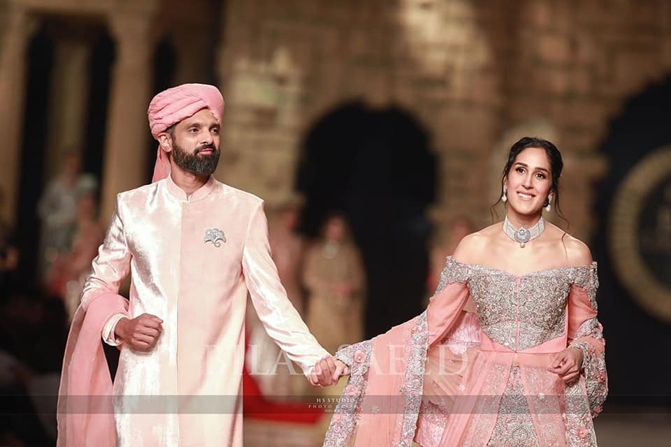 Newly Married Couple Mira Sethi and Bilal Siddiqui On Ramp at HBCW19