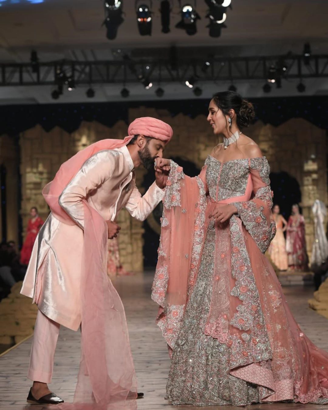 Newly Married Couple Mira Sethi and Bilal Siddiqui On Ramp at HBCW19