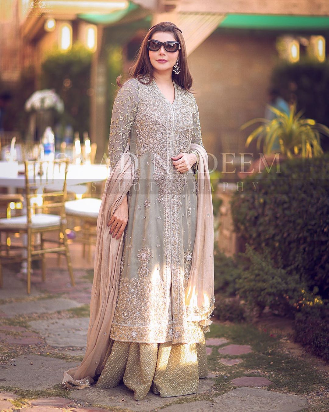 Nida and Yasir Nawaz Beautiful Clicks from Iqra Yasir Wedding | Reviewit.pk