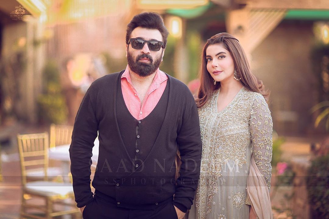 Nida and Yasir Nawaz Beautiful Clicks from Iqra Yasir Wedding