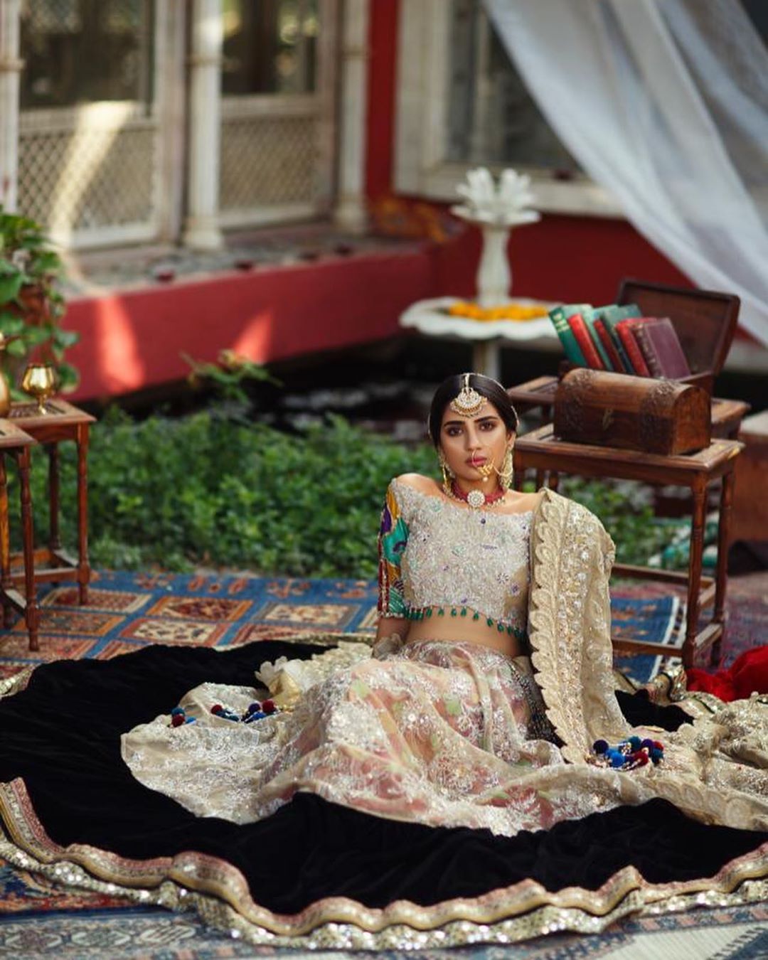 Saboor Ali's Latest Bridal Photo Shoot for Zainab Salman
