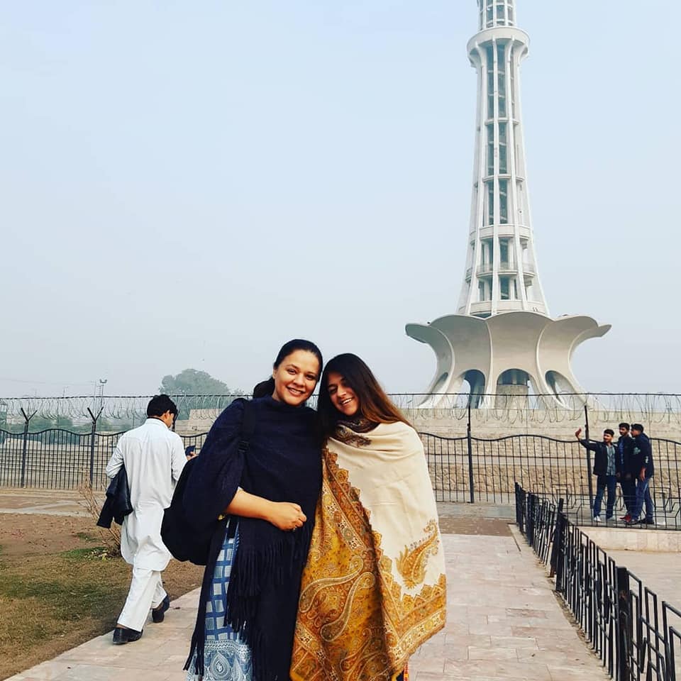Actress Salma Hassan Spending Winter Vacations with her Daughter