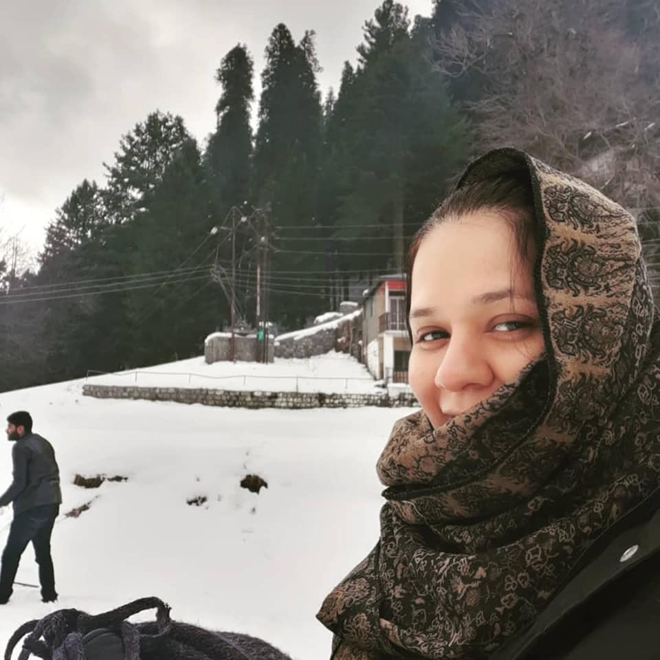 Actress Salma Hassan Spending Winter Vacations with her Daughter